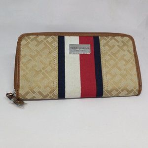Tommy Hilfiger Logo Zip Around Wallet - Flag - Logoware